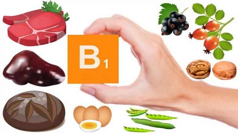 Pokarmy zawierające witaminę B1 (tiaminę)